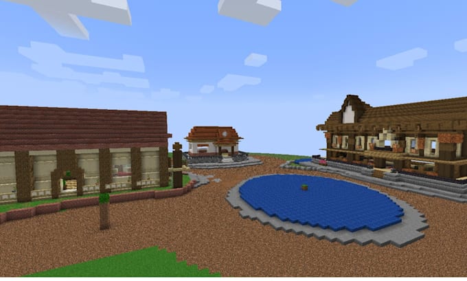 build minecraft server spawn lobby hub and custom map for java or bedrock