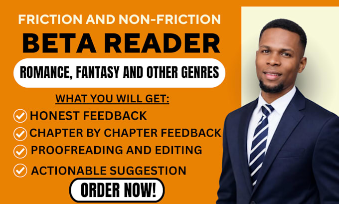 professionally beta read your novel and give a detailed reader report