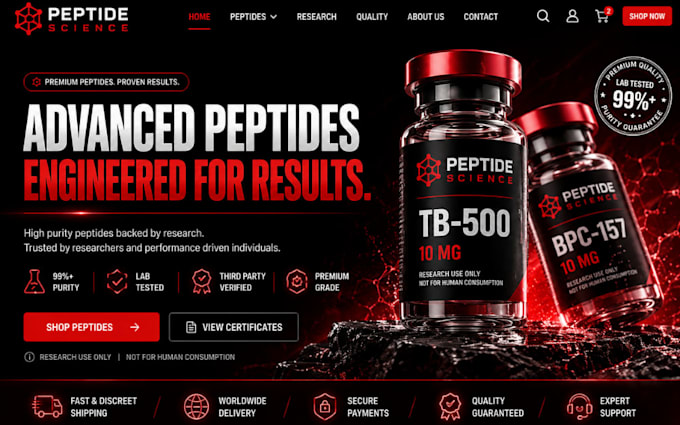 do peptide website, peptide store, research peptide woocommerce peptide website