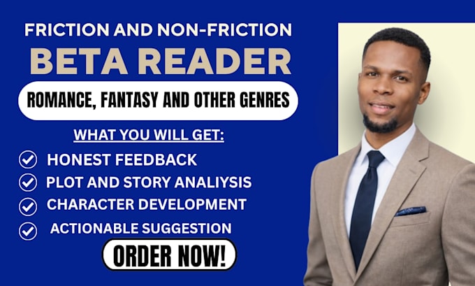 review your first chapter and provide honest feedback