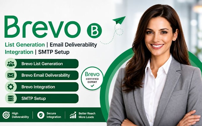 set up brevo list generation brevo SMTP setup brevo email deliverability