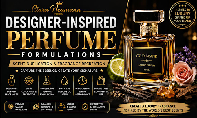 develop designer inspired perfume formulations and scent duplication