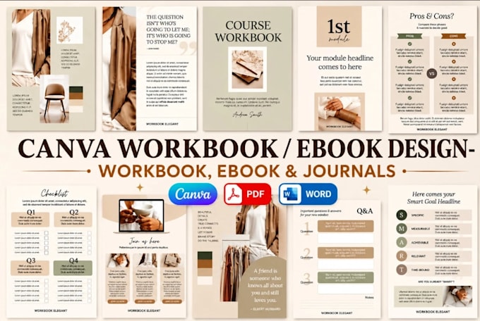 coaching ebook canva, canva ebook, canva workbook, canva ebook design, templates