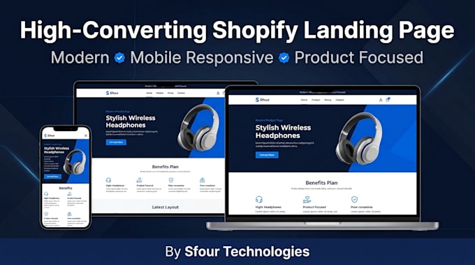 design a high converting shopify landing page
