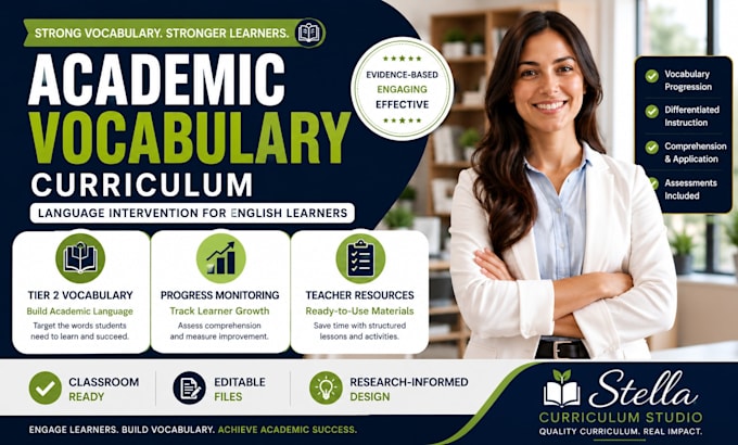 design academic vocabulary curriculum and language intervention resources
