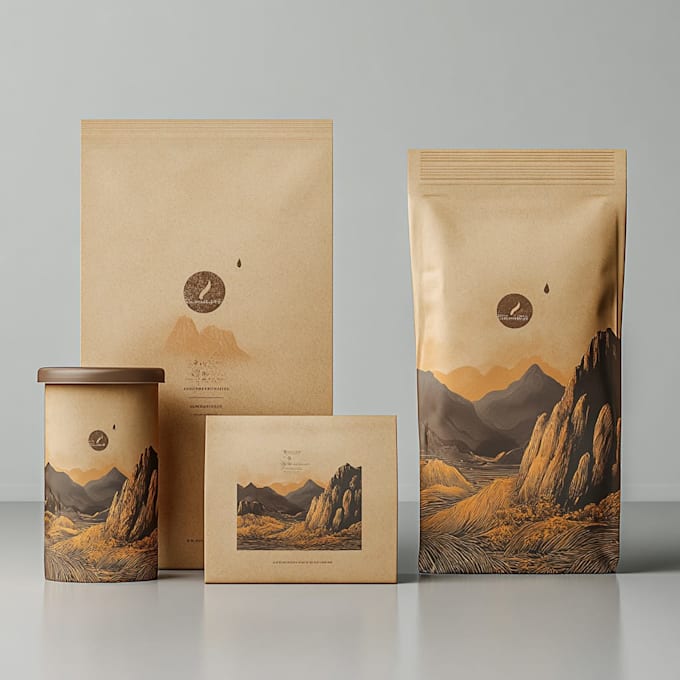 design product packaging, label, box and tube