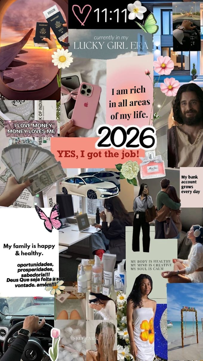 create your own personal vision board