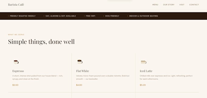 make a website for your brand