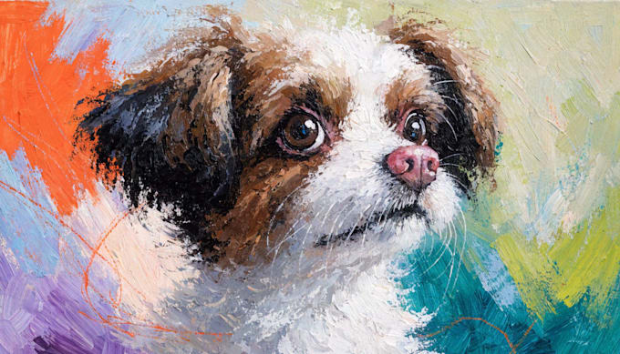 paint stunning pet portrait