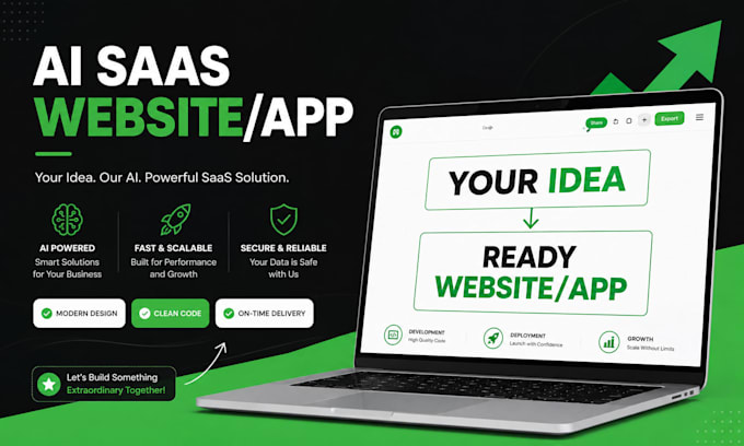 develop ai saas, ai website and software, full stack website develop