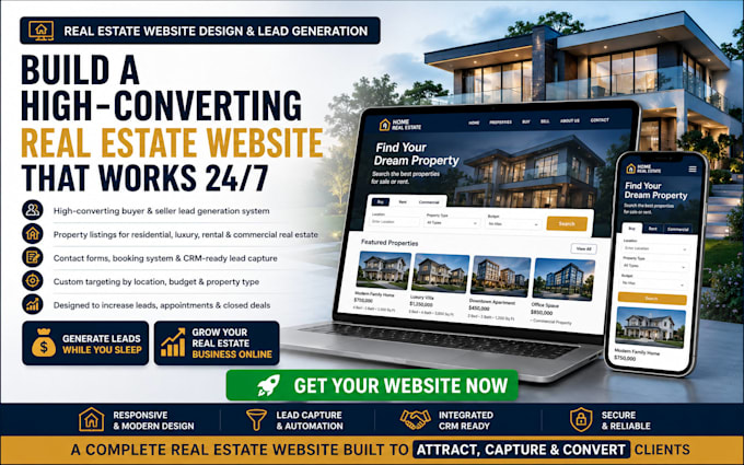 create real estate website in wordpress