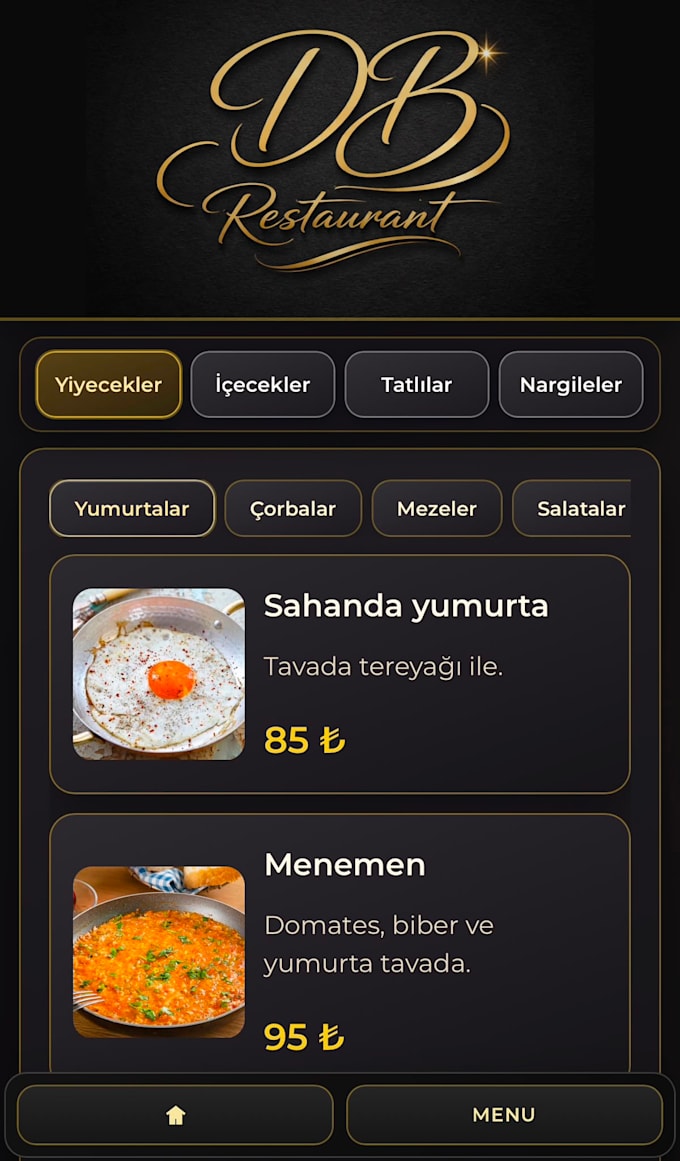 create a fast saas based qr code restaurant menu and ordering system