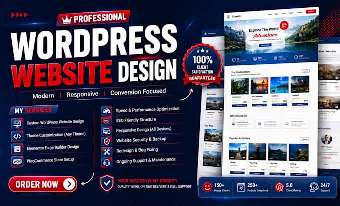 create professional wordpress e commerce website