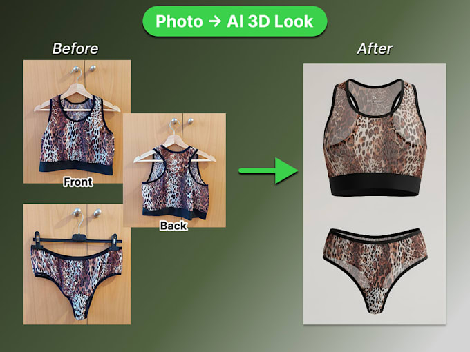 create ai 3d clothing visualization from your photo for ecommerce