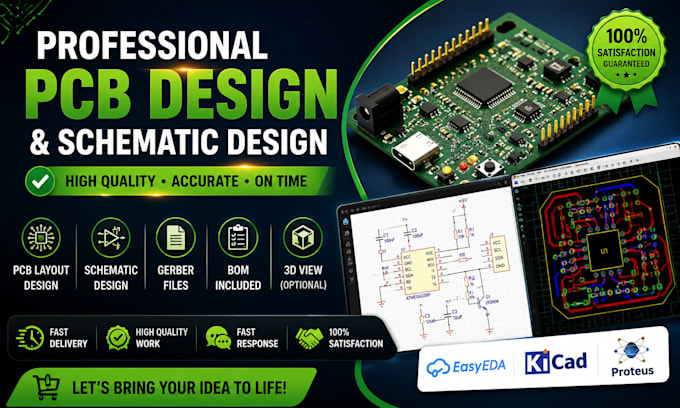 design professional electronic circuits and schematics