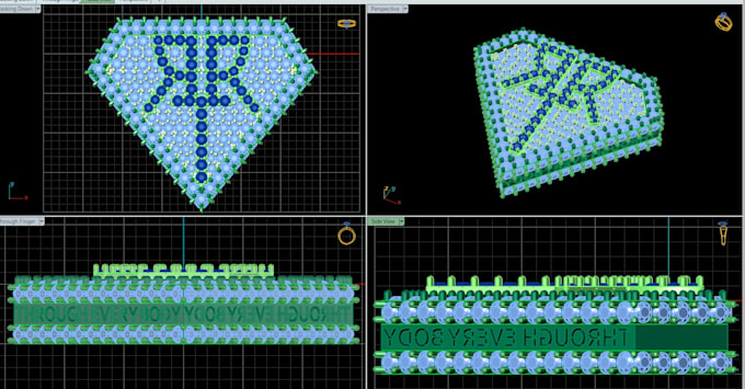 design custom diamond signet ring cad in matrixgold 9