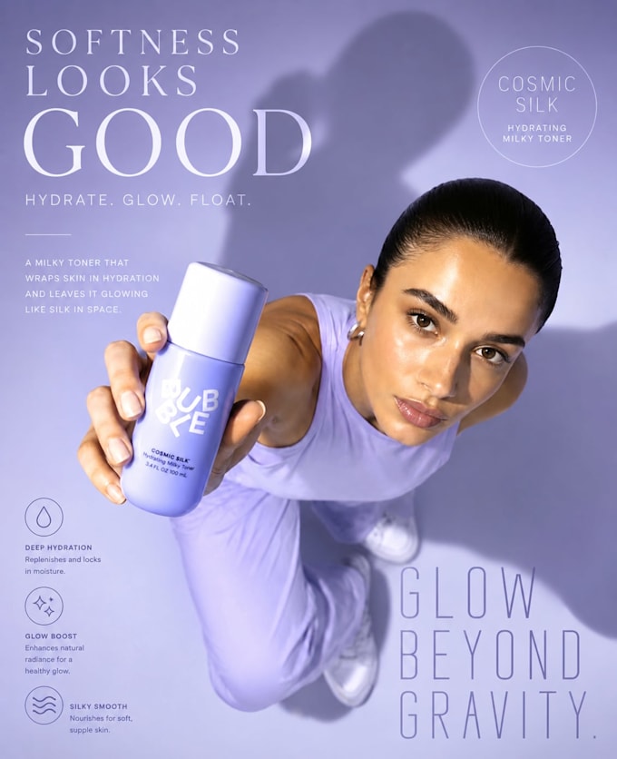 create luxury cosmetic product advertisement designs