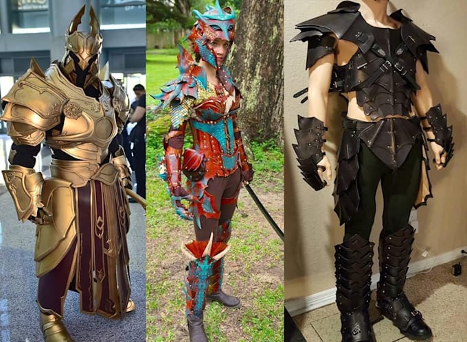 3d cosplay modeling armor wearable armor cosplay costume commission 3d print