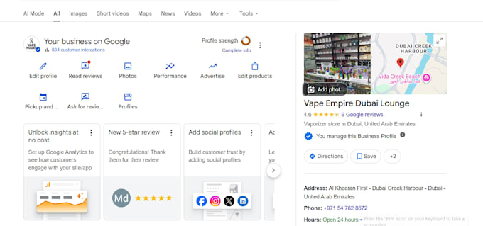 create google business profile with local SEO setup