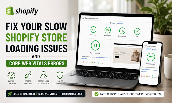 fix your slow shopify store loading issues and core web vitals errors