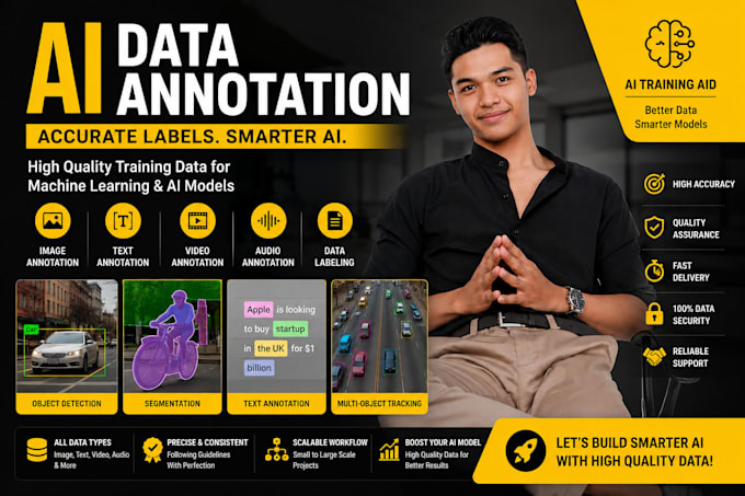 do ai data annotation, data labeling, image annotation and ai training data