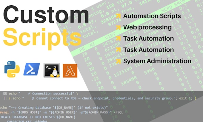 automate tasks with python bash and powershell