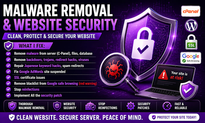 do wordpress malware removal and fix hacked wordpress