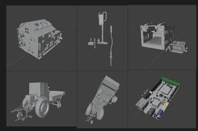 rig fix edit modify or create custom 3d model for 3d printing and game assets