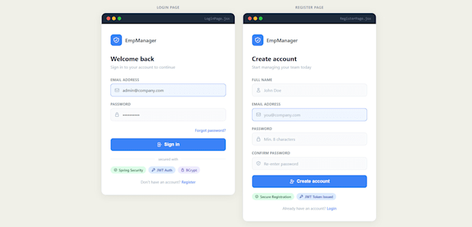 develop a secure spring boot rest API with jwt authentication