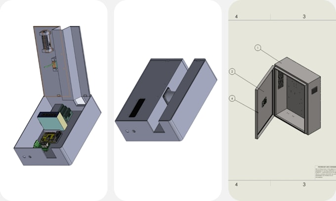 create 3d cad models, mechanical design and reverse engineering in solidworks