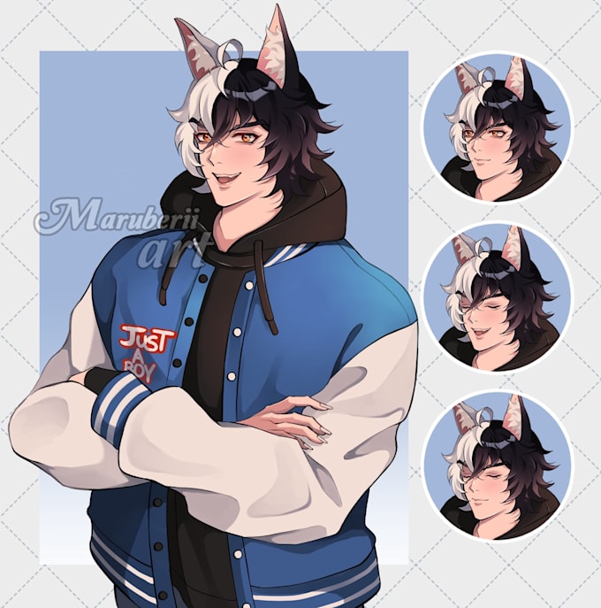 draw pngtuber in my anime style