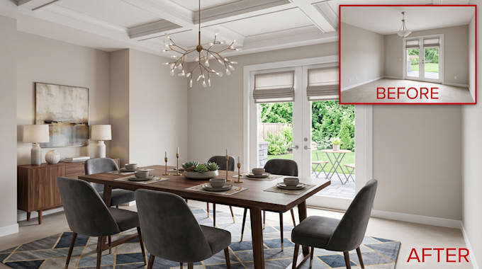 do virtual staging and virtual renovation for your listing
