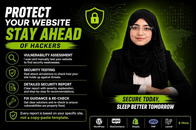 do website vulnerability assessment and security testing with a report