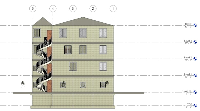 create revit architectural drawings from PDF or sketch