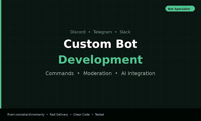build python automation, discord bots, and web scrapers for your business
