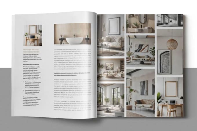 design a bespoke coffee table book with elegant typography and layout