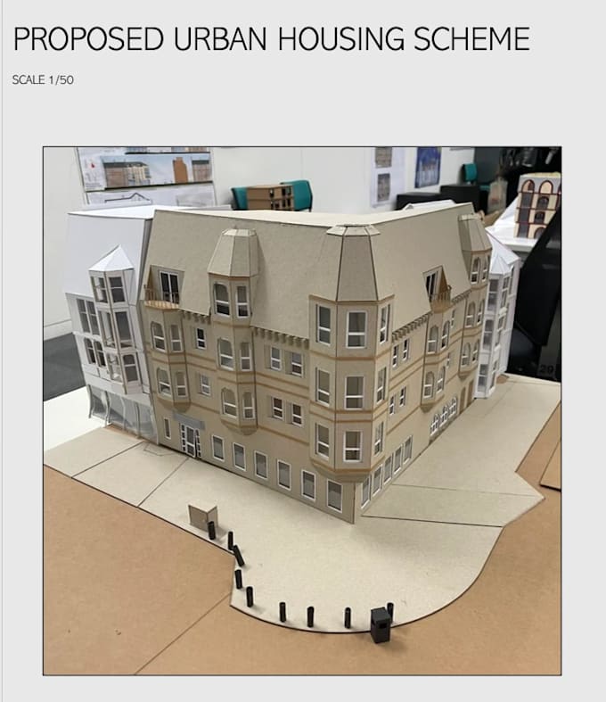 make detailed hand crafted architectural scale models