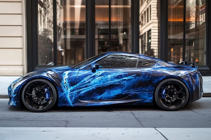 car wrap vehicle wrap truck wrap racing car wrap