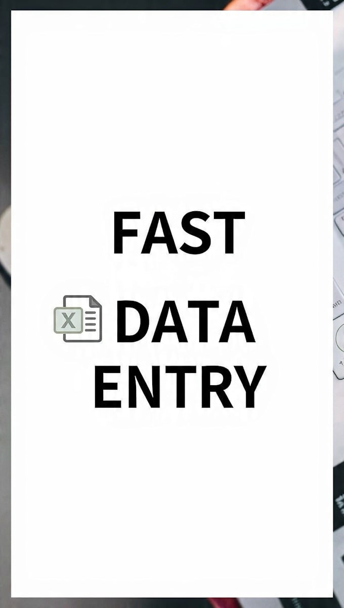 do data entry fast and copy paste work accurately