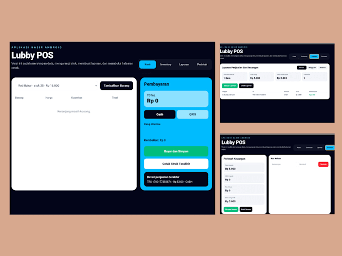 create android app sales finance and accounting systems