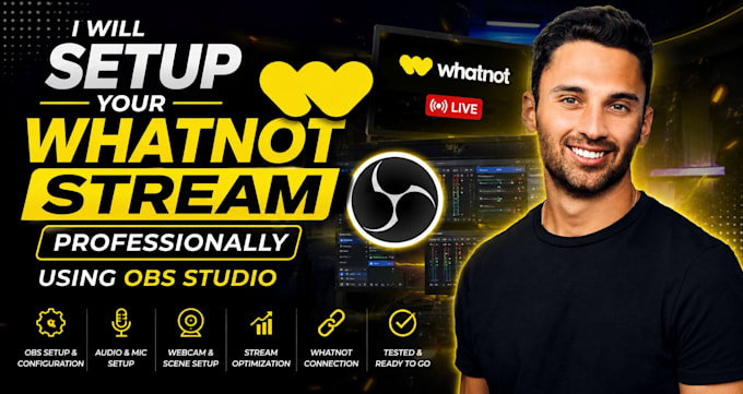 setup your whatnot stream professionally using obs studio