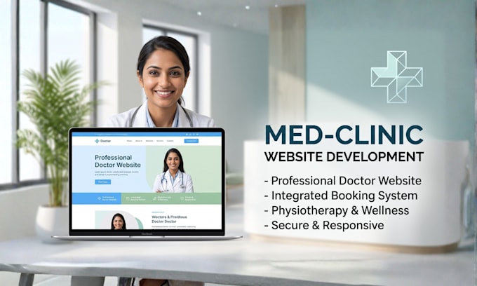 create healthcare wordpress website and clinic website booking