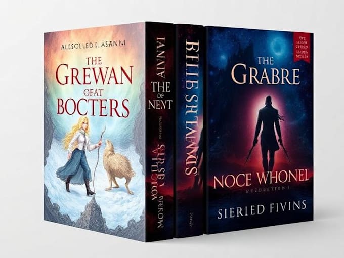 design fantasy, romance and sci fi book covers