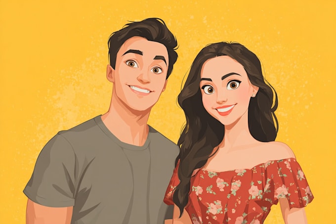 make your photo disney couple art