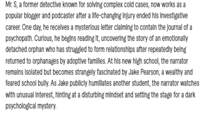 ghostwrite a gripping mystery thriller novel