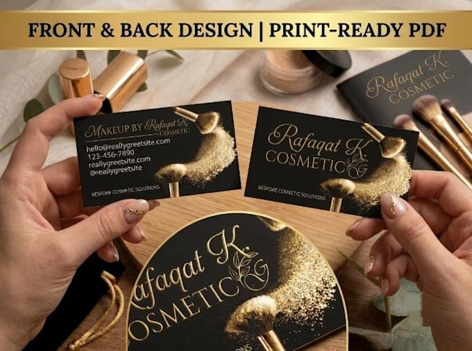 design professional business card and visiting card design
