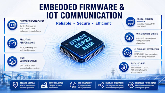build industrial iot systems with embedded firmware and cloud integration