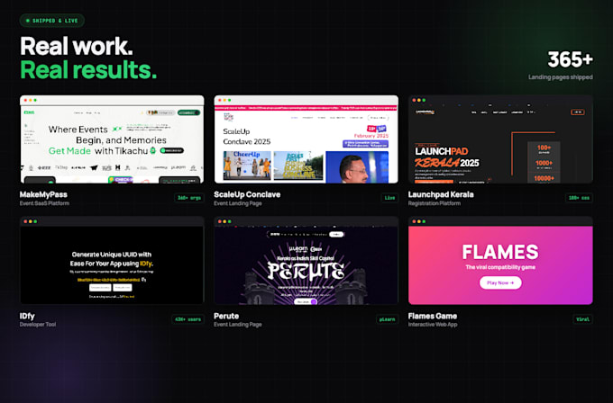 build a high converting startup saas landing page