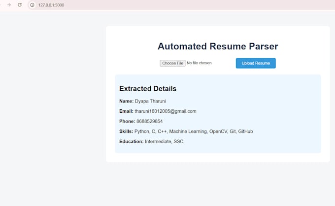 create ai resume parser applications using python and nlp