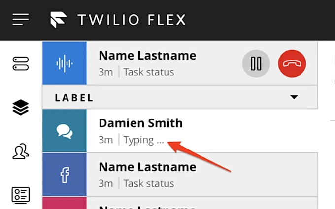 do twilio call, sms app, twilio flex, IVR, studio flow task routing ai agent